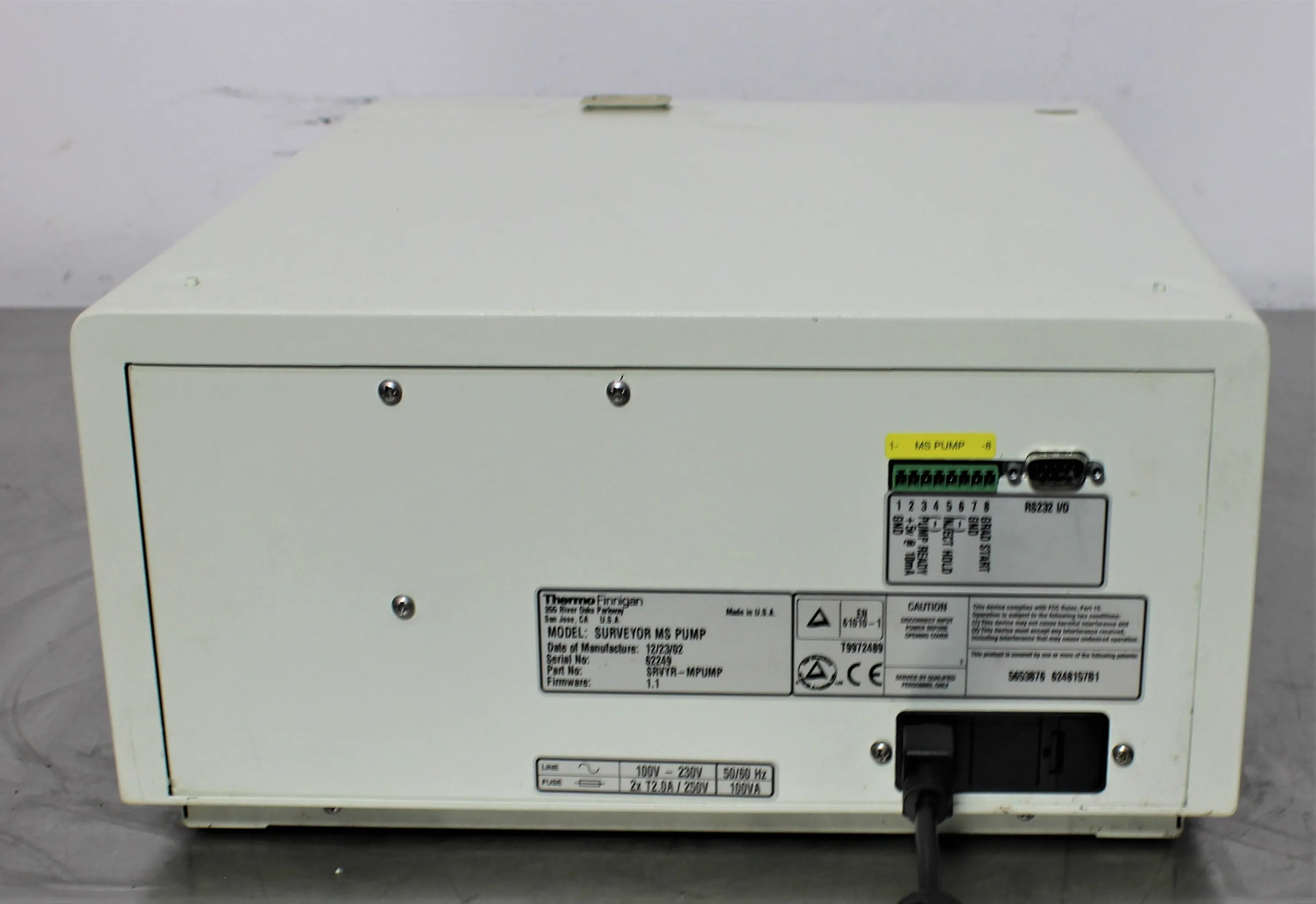 Thermo Finnigan Surveyor MS Pump HPLC/FPLC/GC/CE Pump Unit