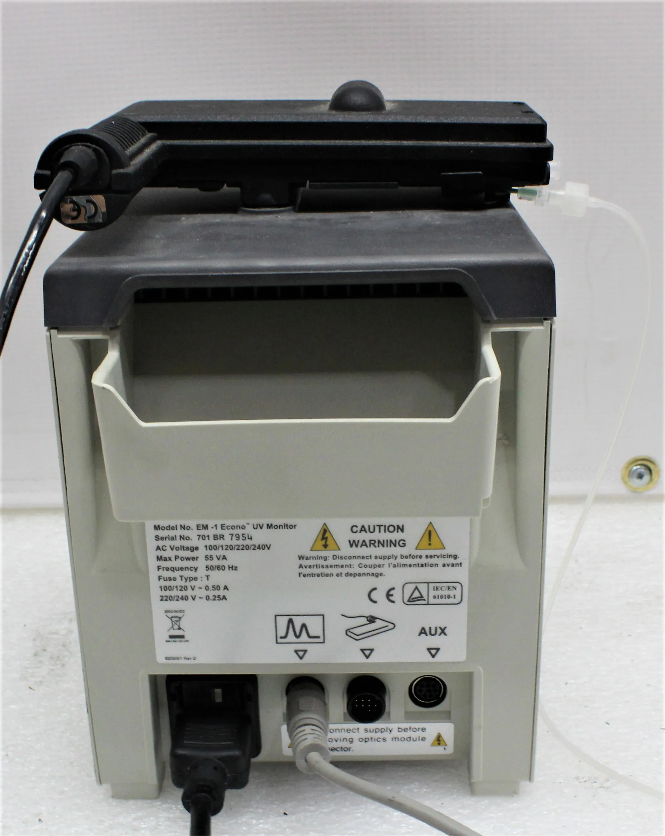 Bio Rad EM-1 Econo UV Monitor for Chromatographic Effluent Monitoring