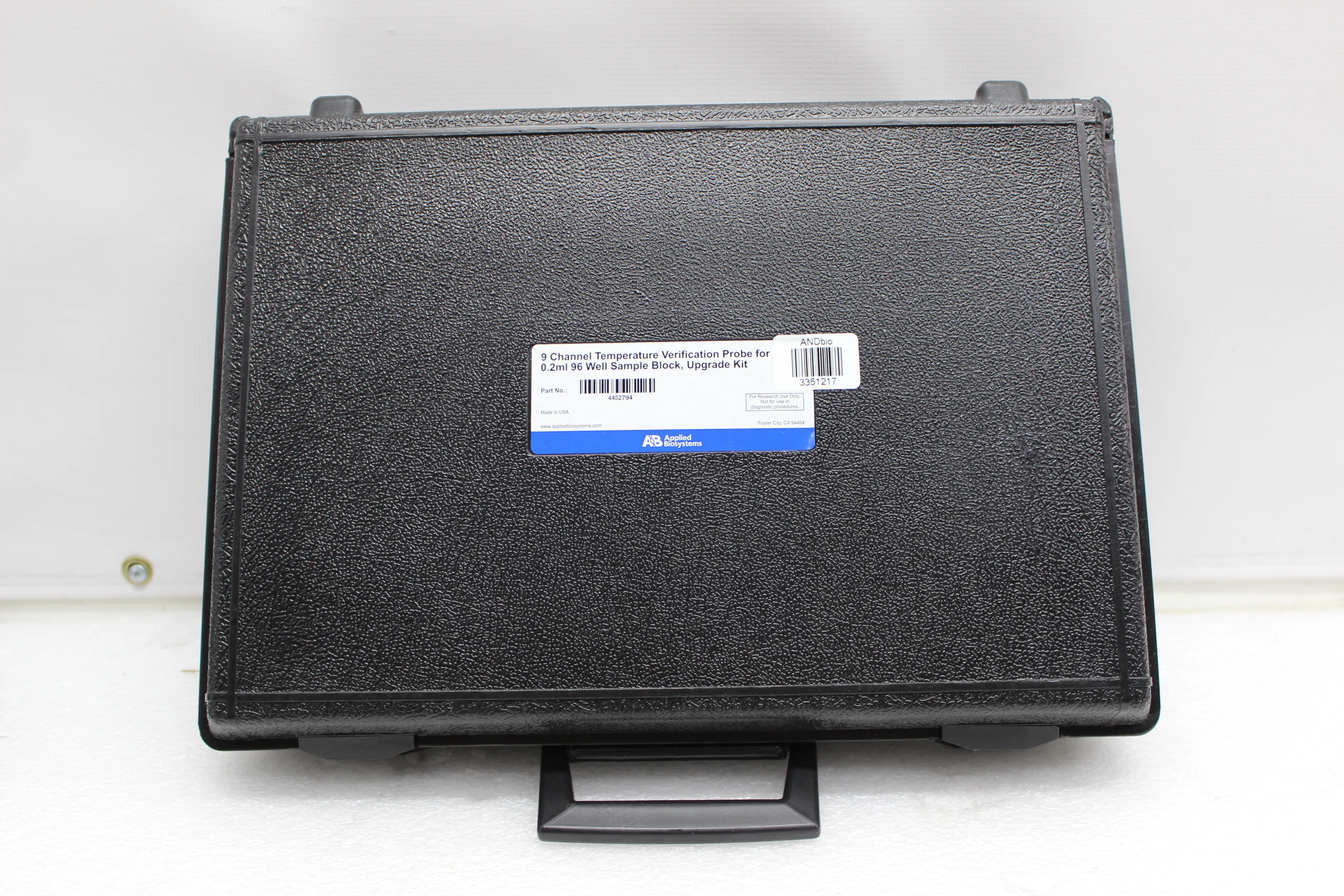 Applied Biosystems 9-Channel Temperature Verification Probe 4452794