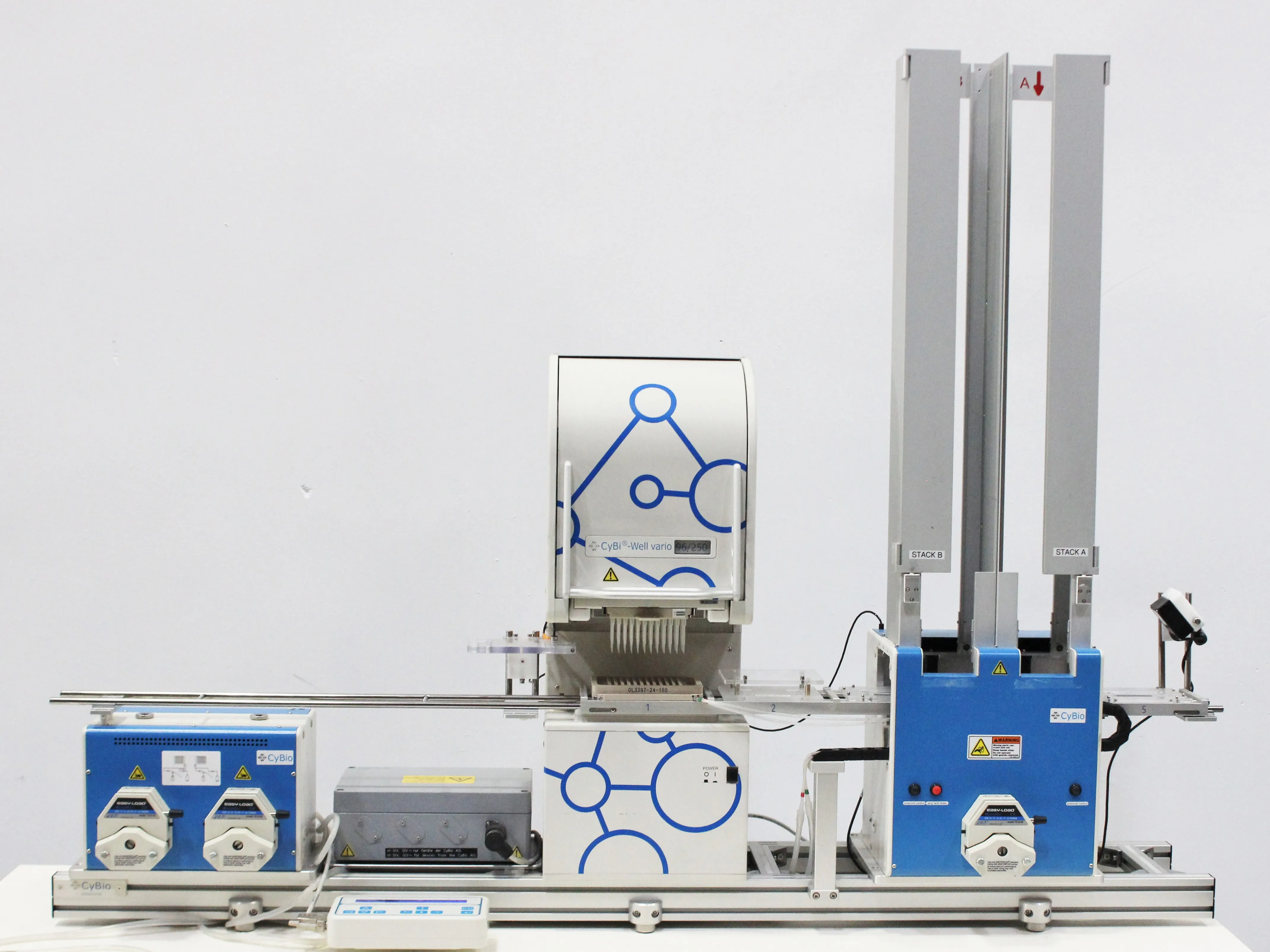 CyBio AG CyBi-Well Vario Automated Liquid Handler Class 2 Used Lab Equipment 120V/220V 50Hz/60Hz 30-Day Warranty