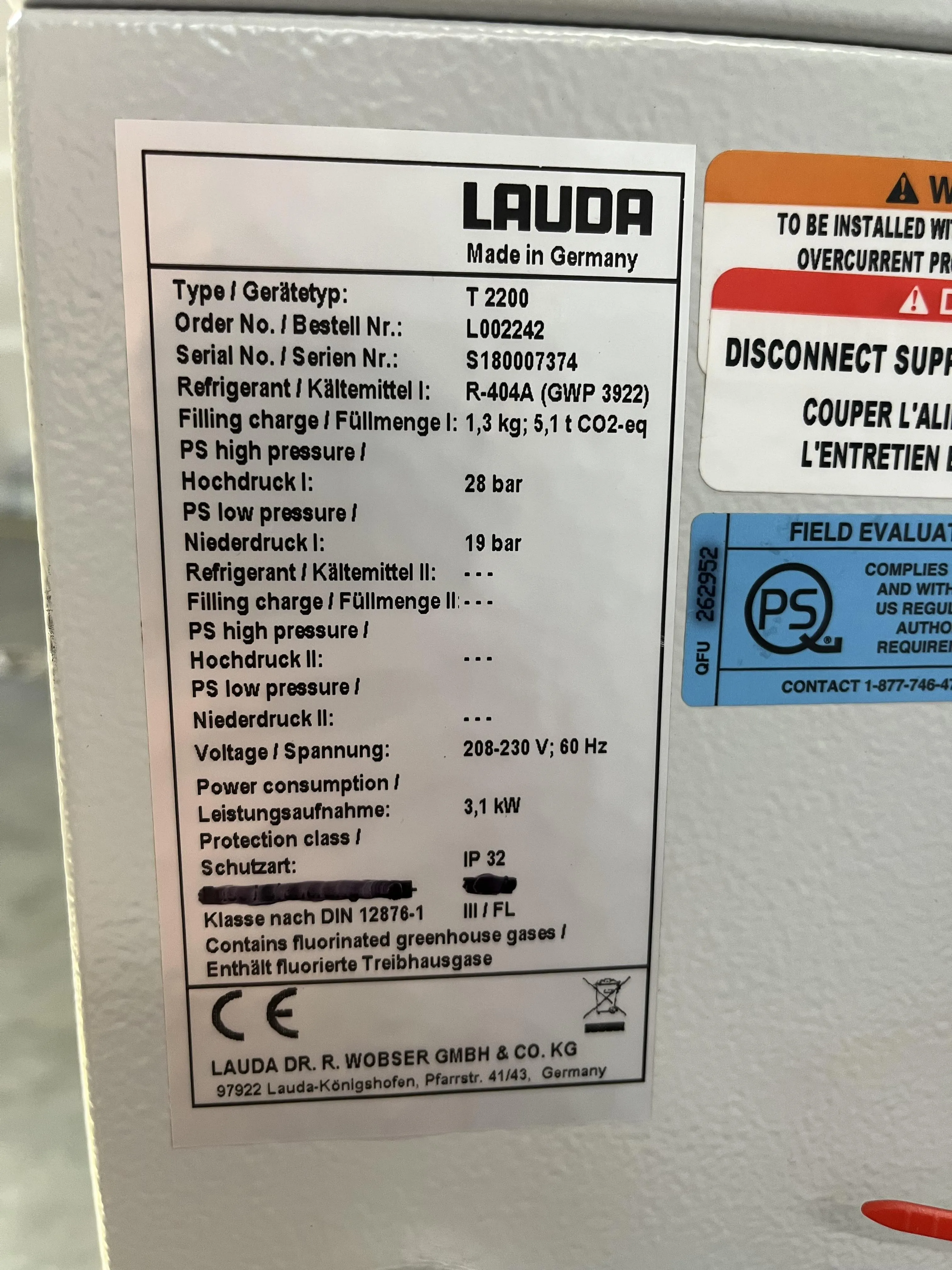 Lauda T 2200 Automated Liquid Handler - Very Good Condition - 30-Day Warranty