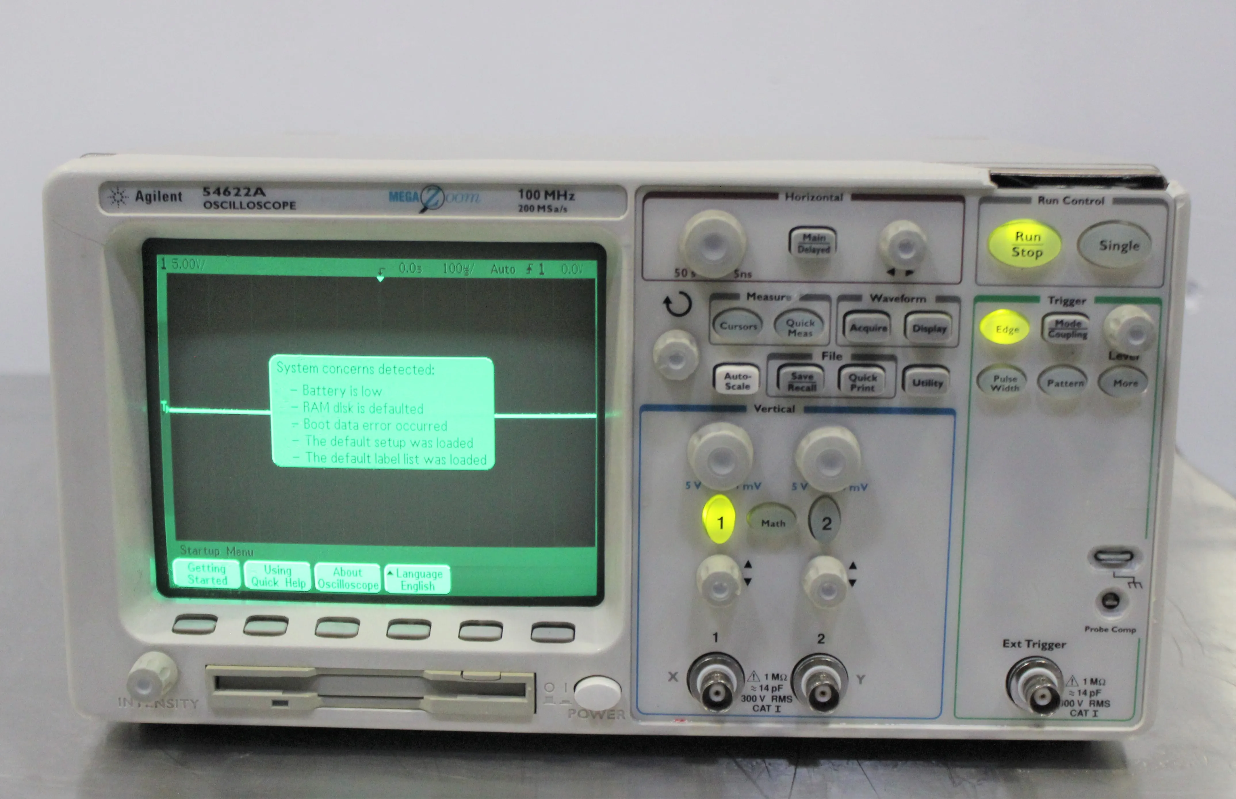 Agilent 54622A 100 MHz 2-Channel Digital Oscilloscope with 30-Day Warranty