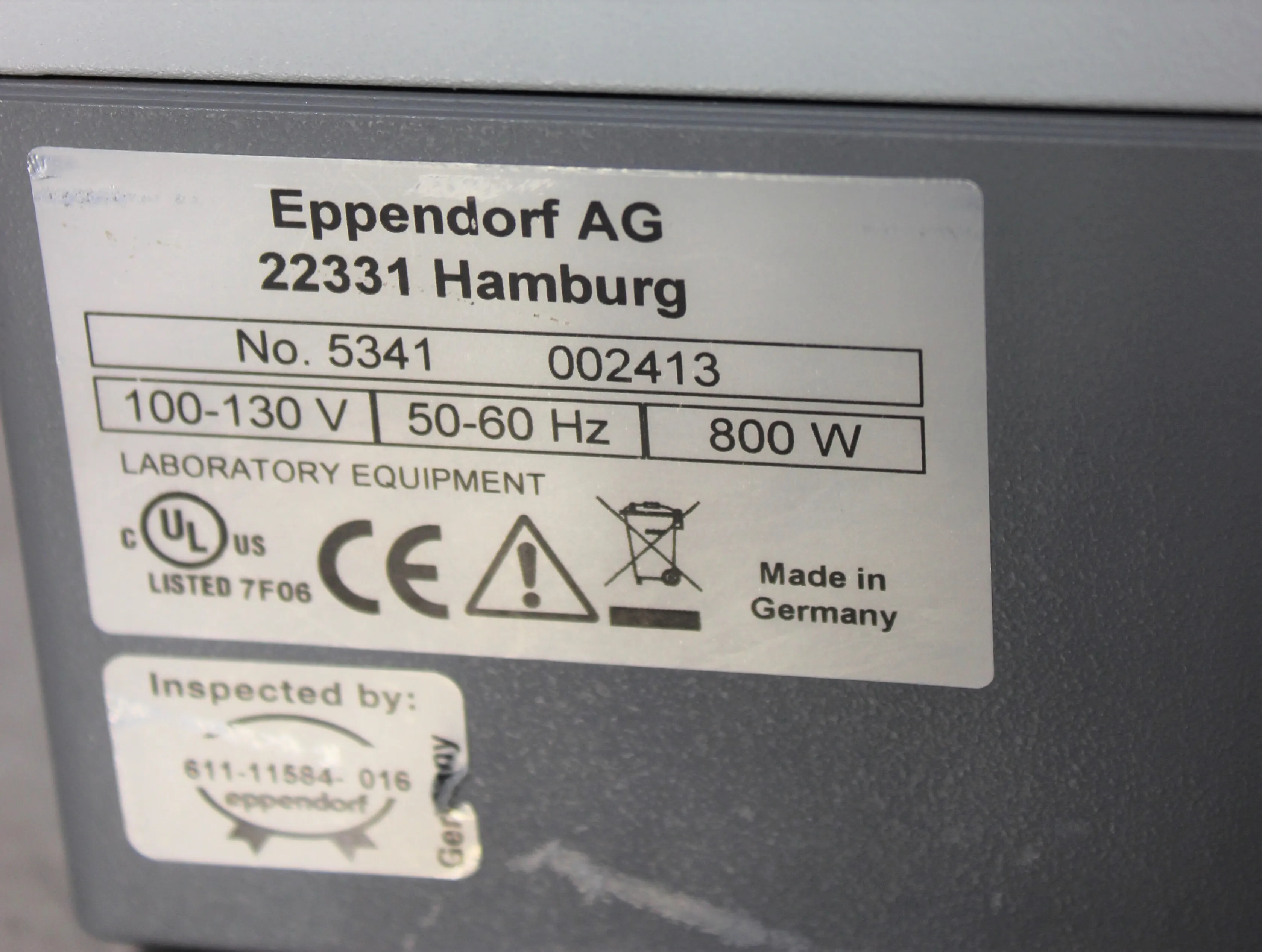 Eppendorf Mastercycler Ep Gradient Thermal Cycler PCR System 5341 AS-IS