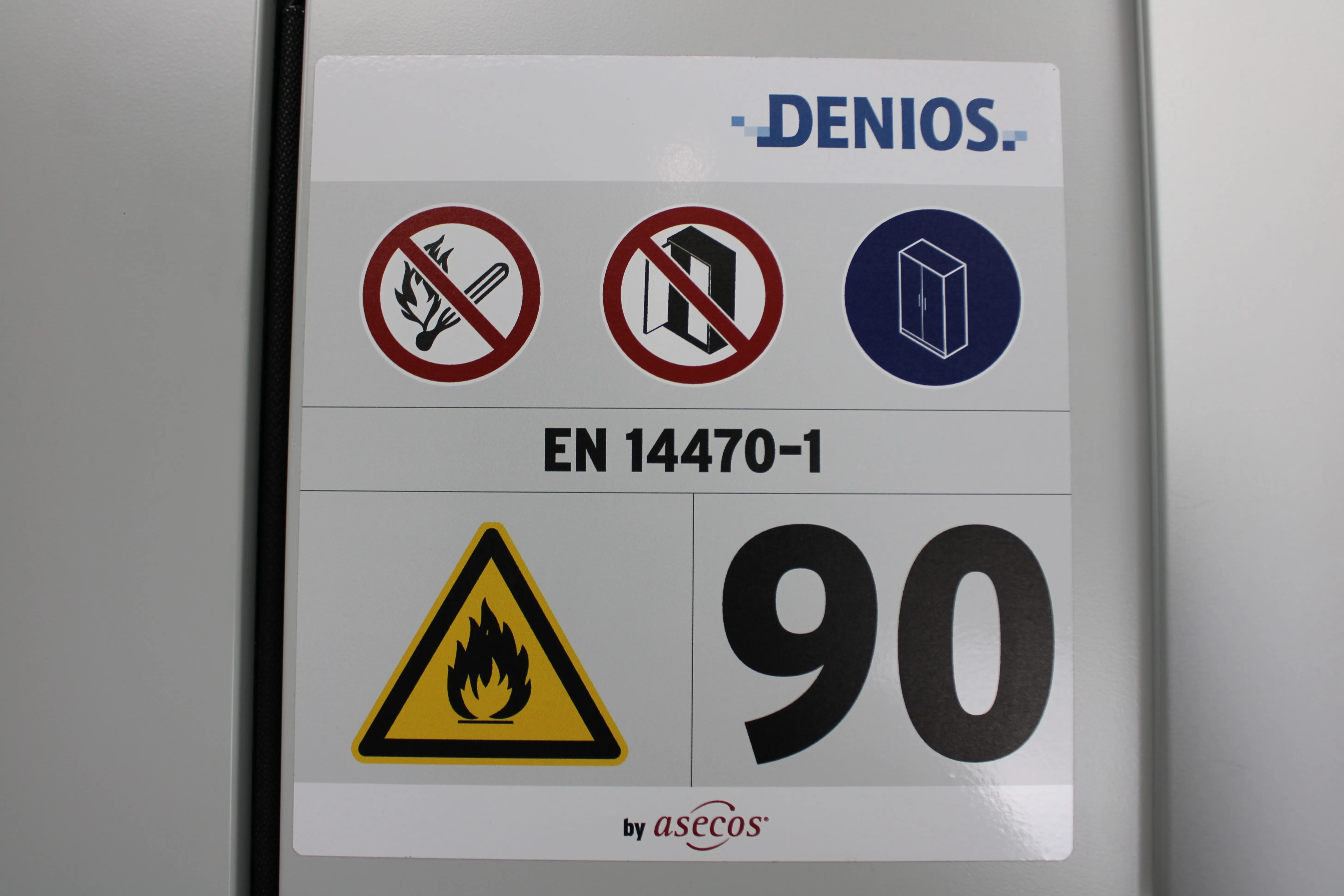 Denios Fire Resistant Safety Cabinet S90.196.120.FDAC