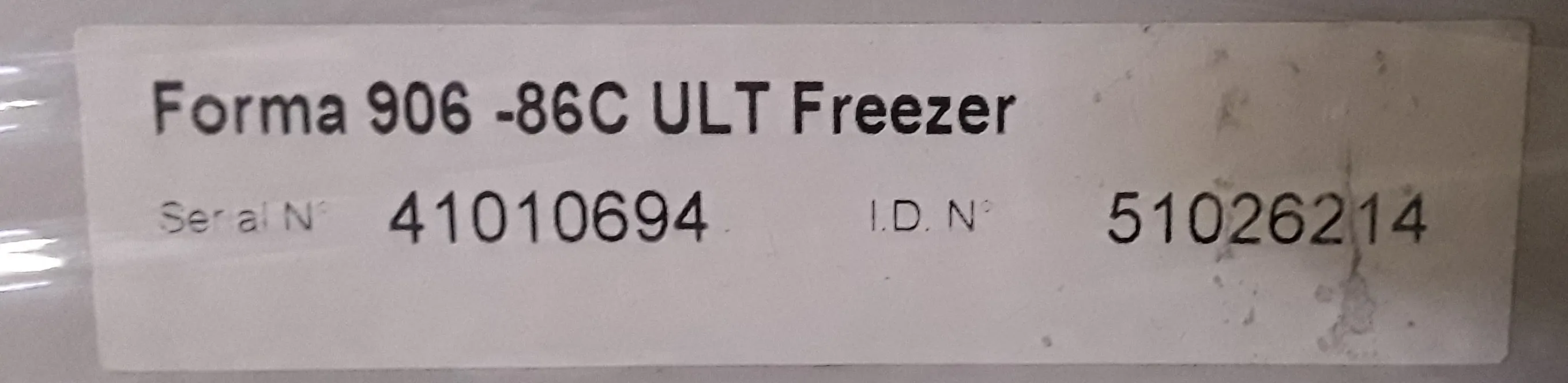 Thermo Fisher Forma 906 -86C ULT Freezers