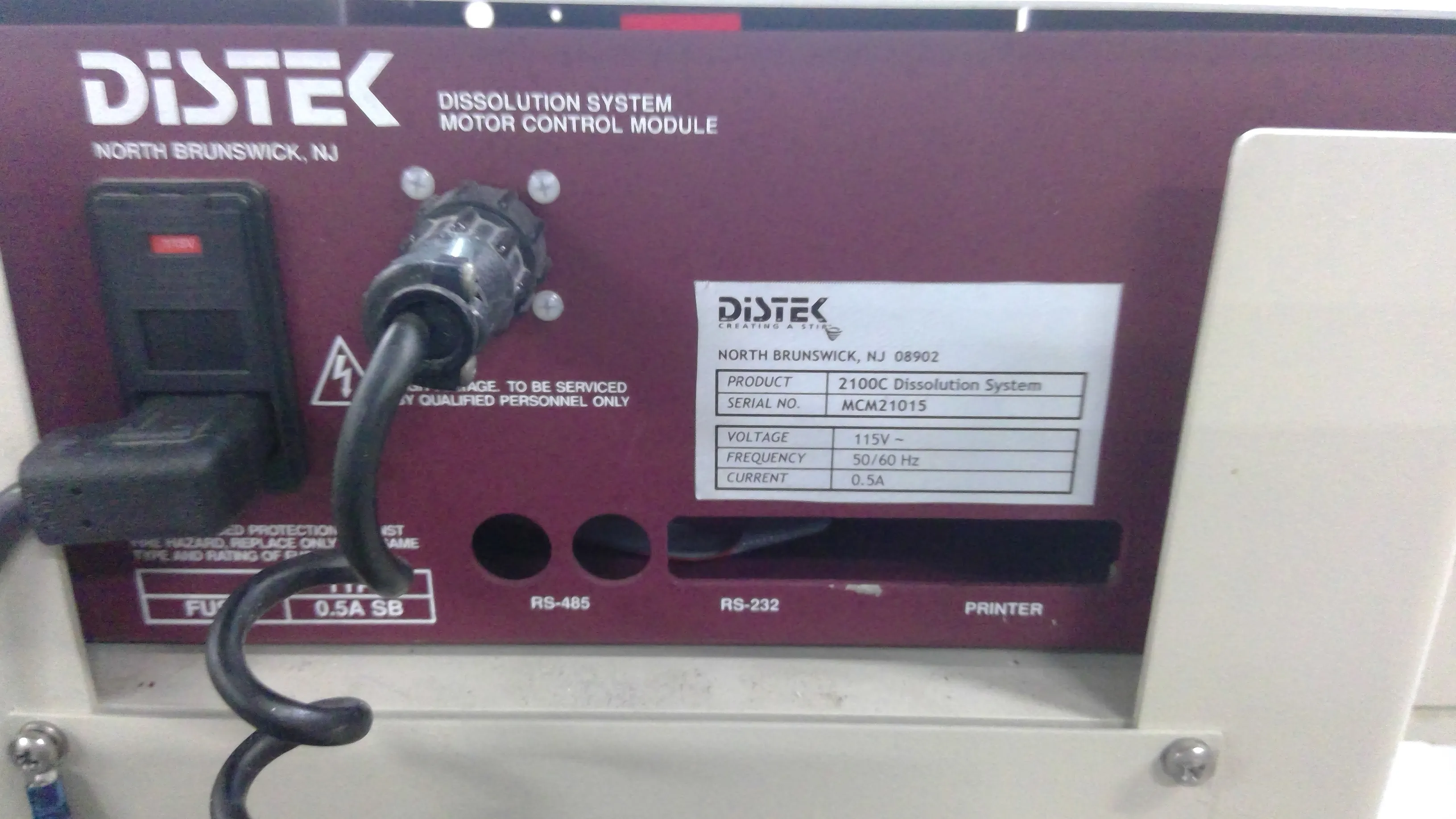 Distek 2100C Dissolution System Parts Only