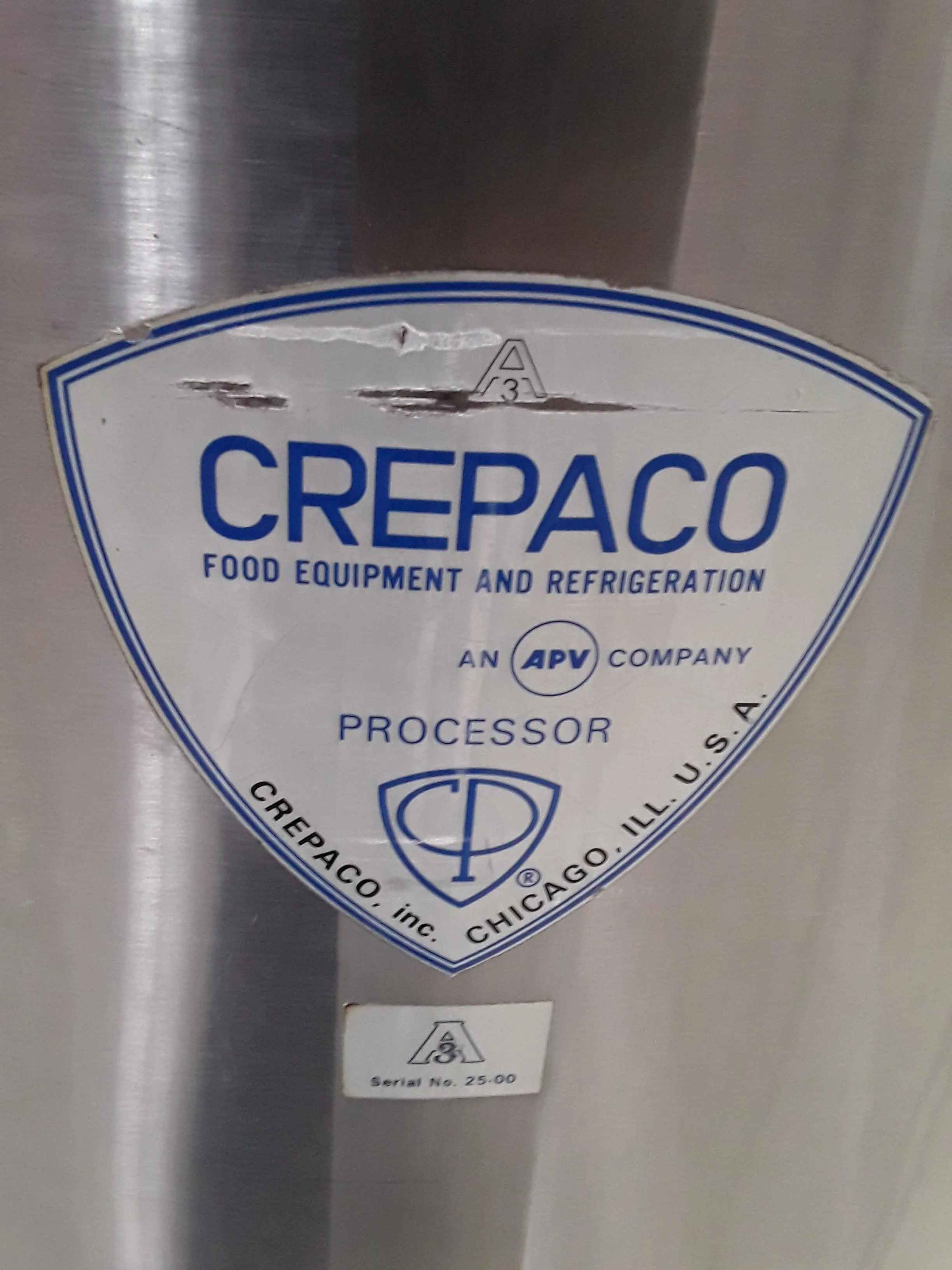 Crepaco 400L Stainless Steel Mixing Tank with Nord Drivesystem Motor