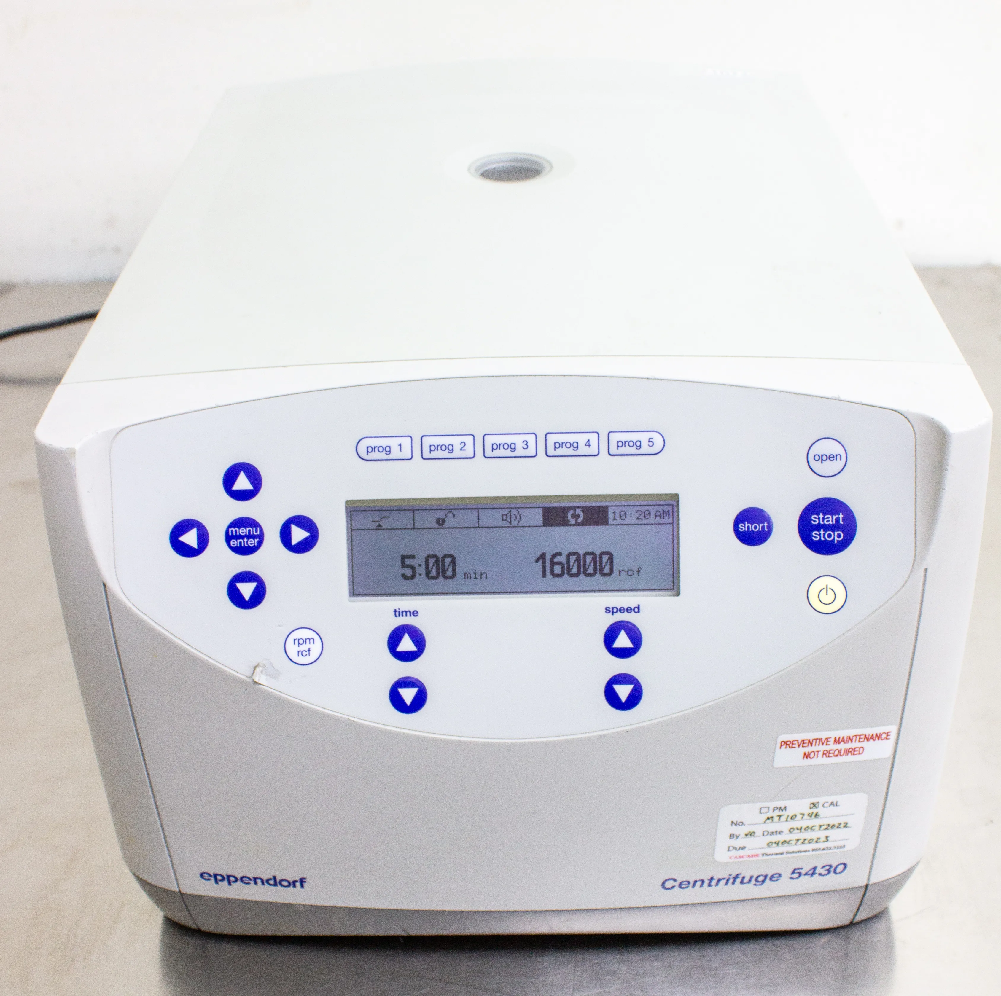 Eppendorf 5427 High Speed Benchtop Micro Centrifuge w/ FA-45-30-11 Rotor