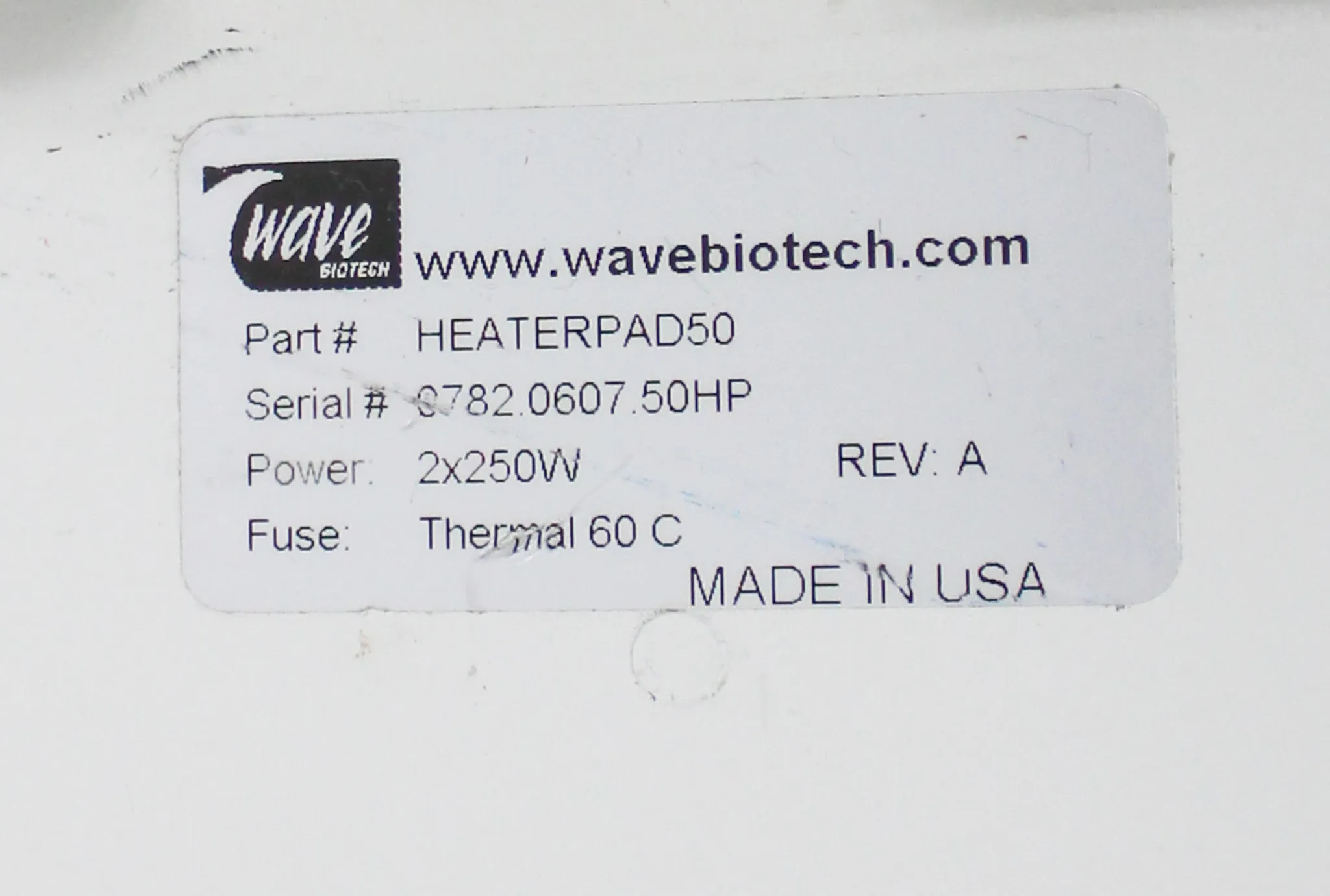 Wave Biotech 20/50EH Bioreactor Platform System