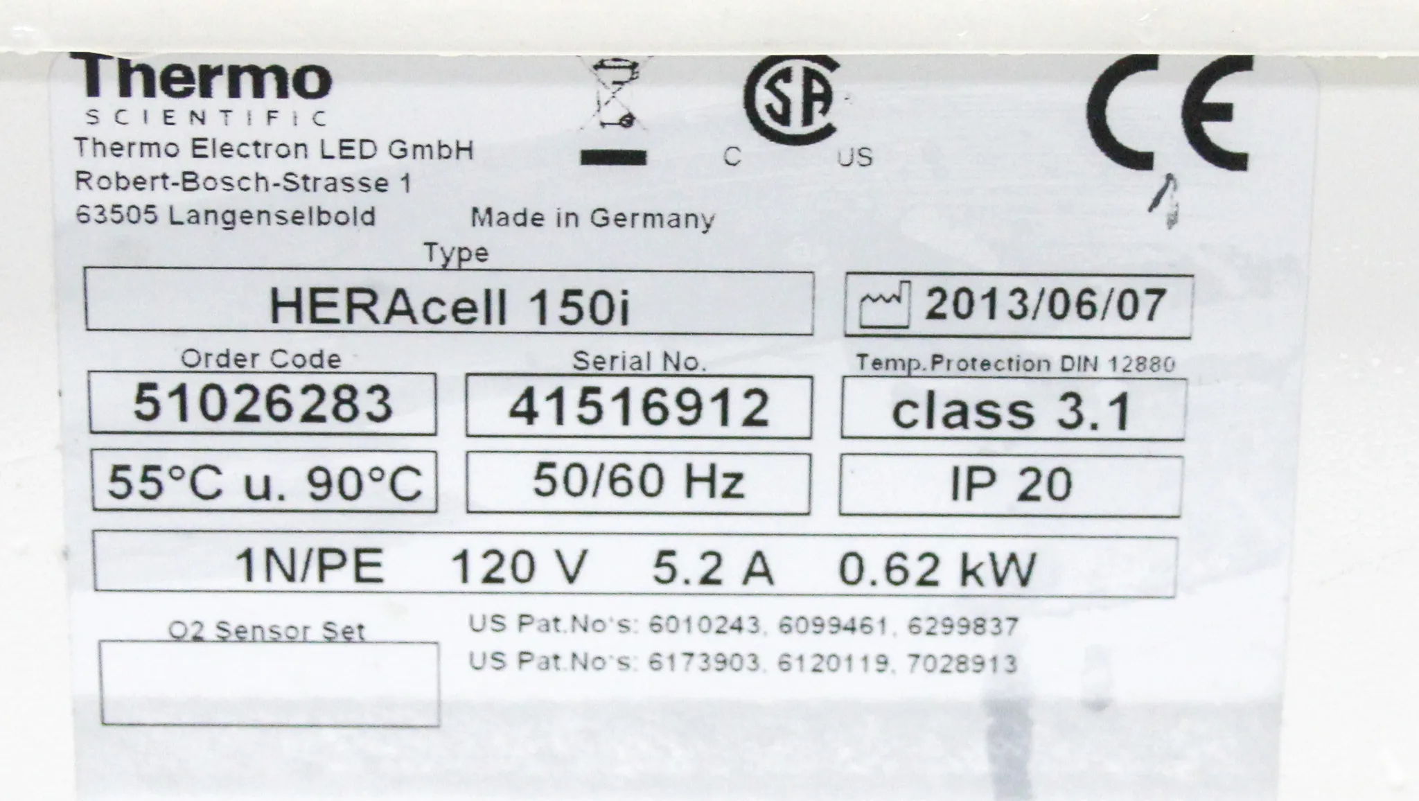 Thermo Scientific HERAcell 150i CO2 Incubator 51026283