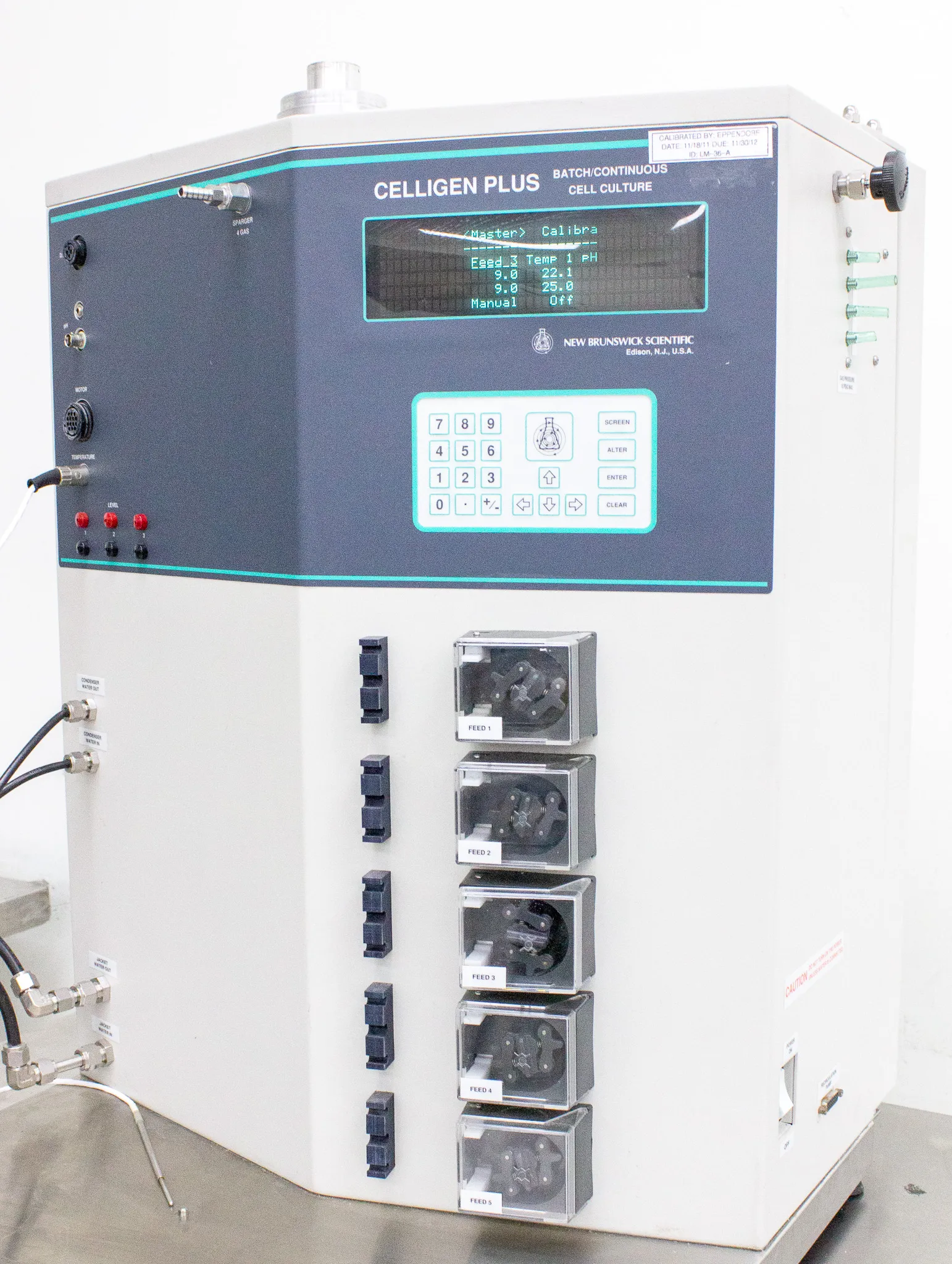 Used New Brunswick Celligen Plus Batch Continuous Cell Culture Bioreactor 120V 50Hz/60Hz