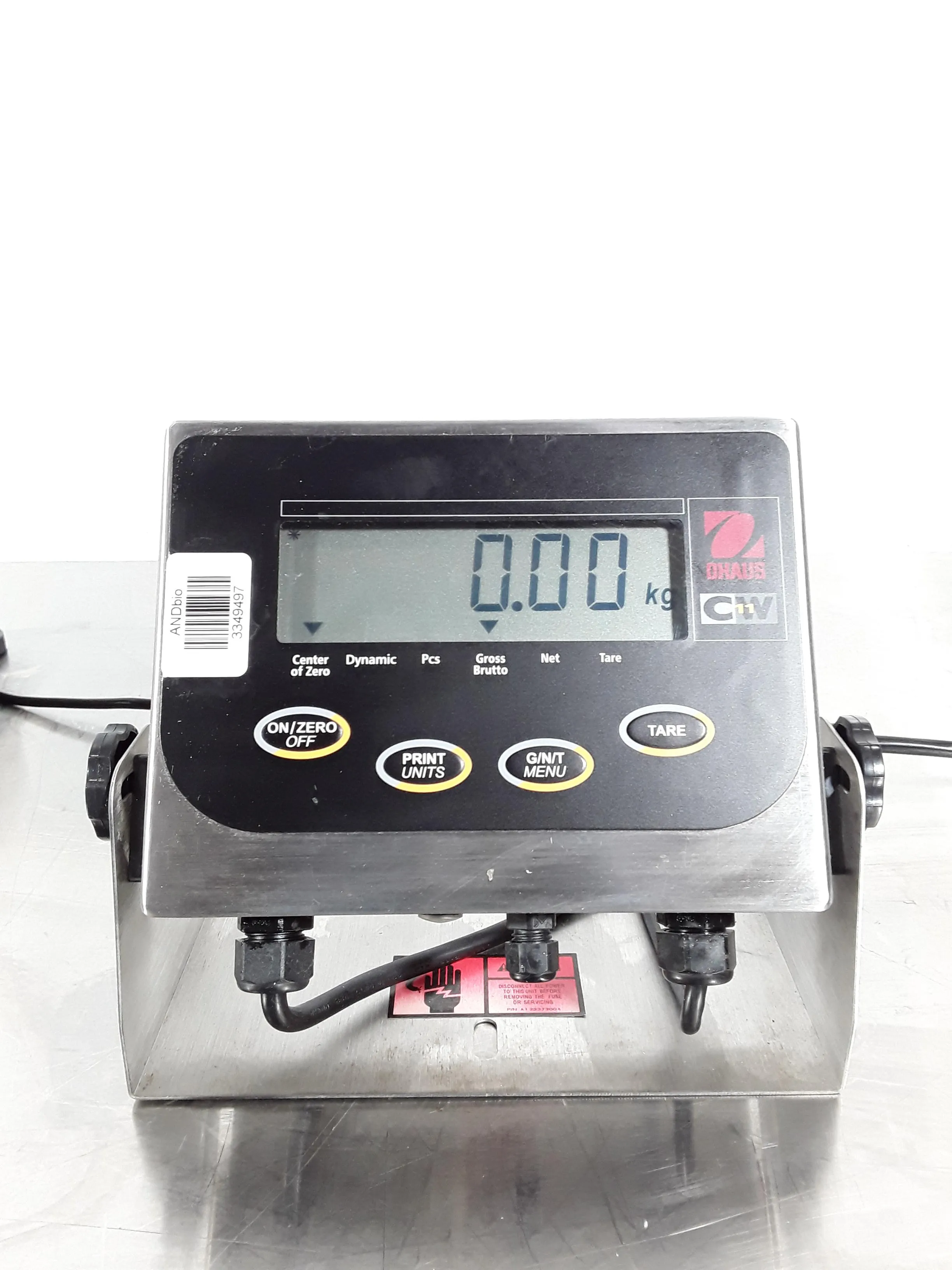 Ohaus CW-11 Washdown Indicator Bench Scale / Floor Scale - Used Laboratory Equipment