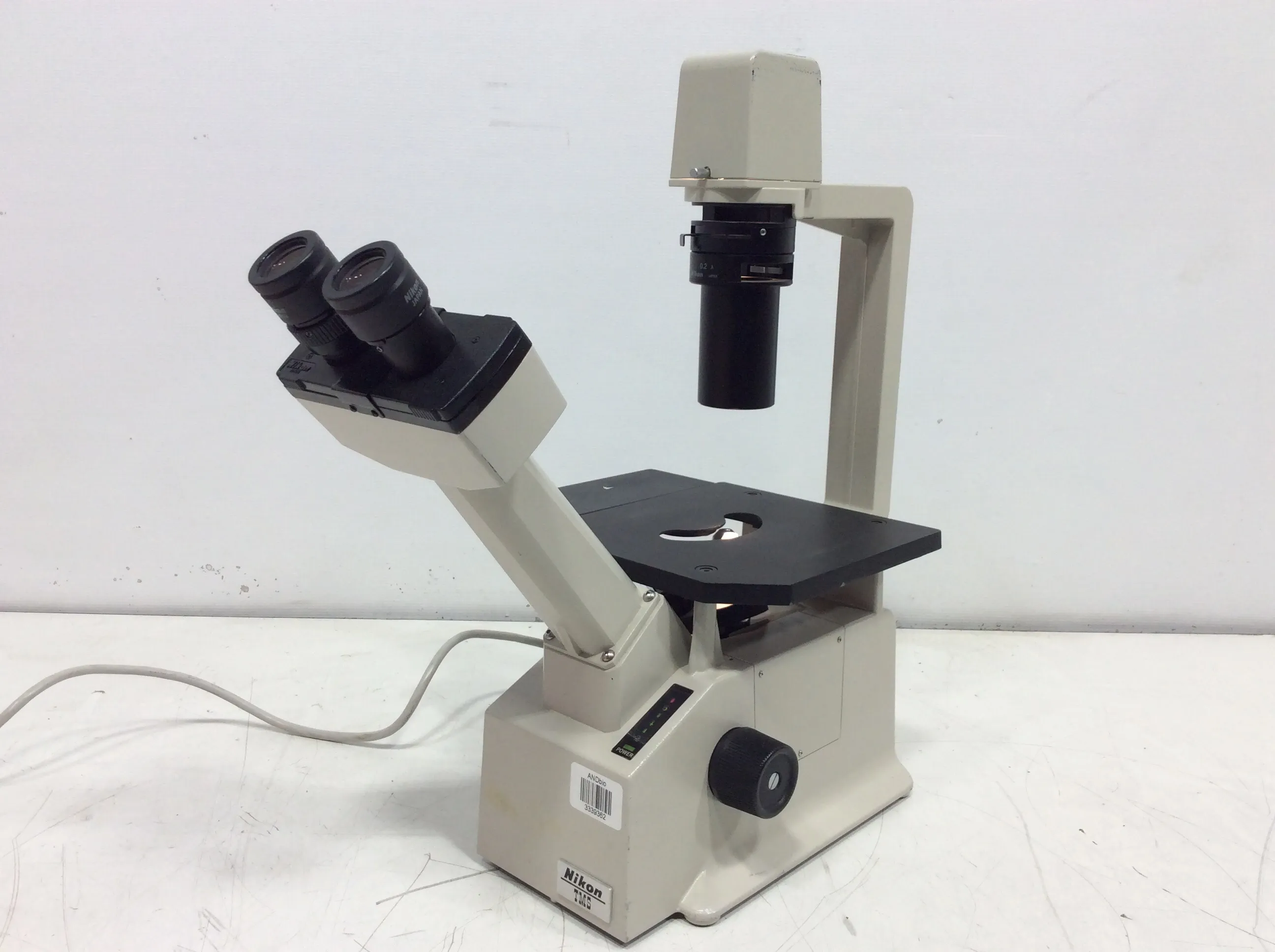 Nikon Inc TMS Inverted Phase Contrast Microscope with Power Cord