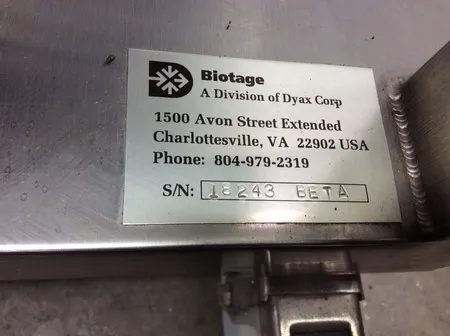 BIOTAGE Bioflash 200 Compression Module Used Analytical Accessory