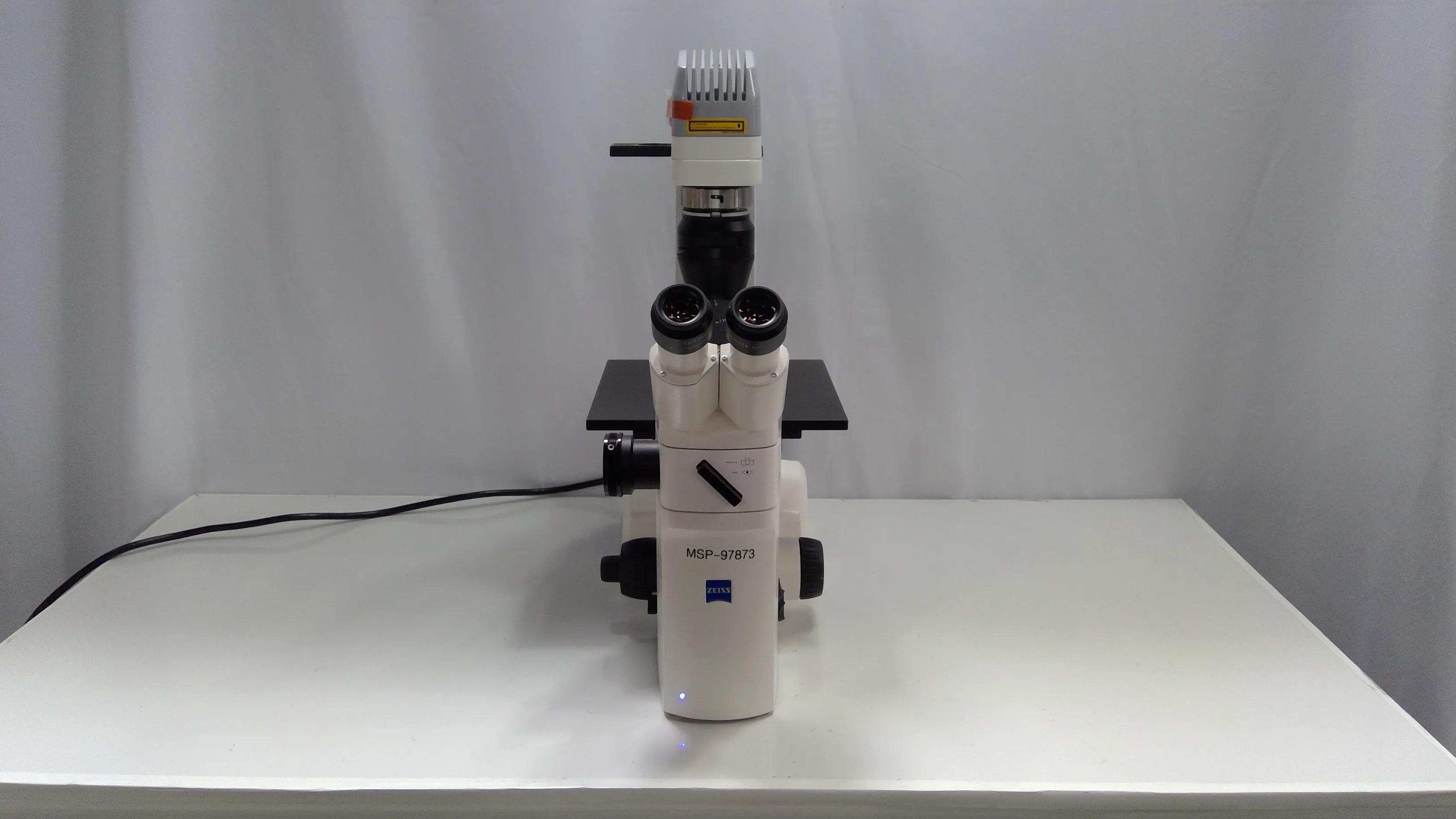 Zeiss Inverted Microscope Axio Vert. A1 with 10x & 20X Objectives - Used, Good Condition, 30-Day Warranty