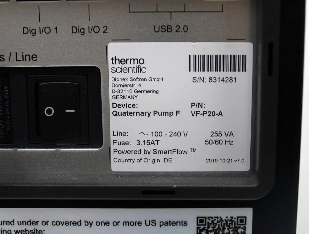 Thermo Fisher Scientific Vanquish Quaternary Pump F - Used Lab Equipment