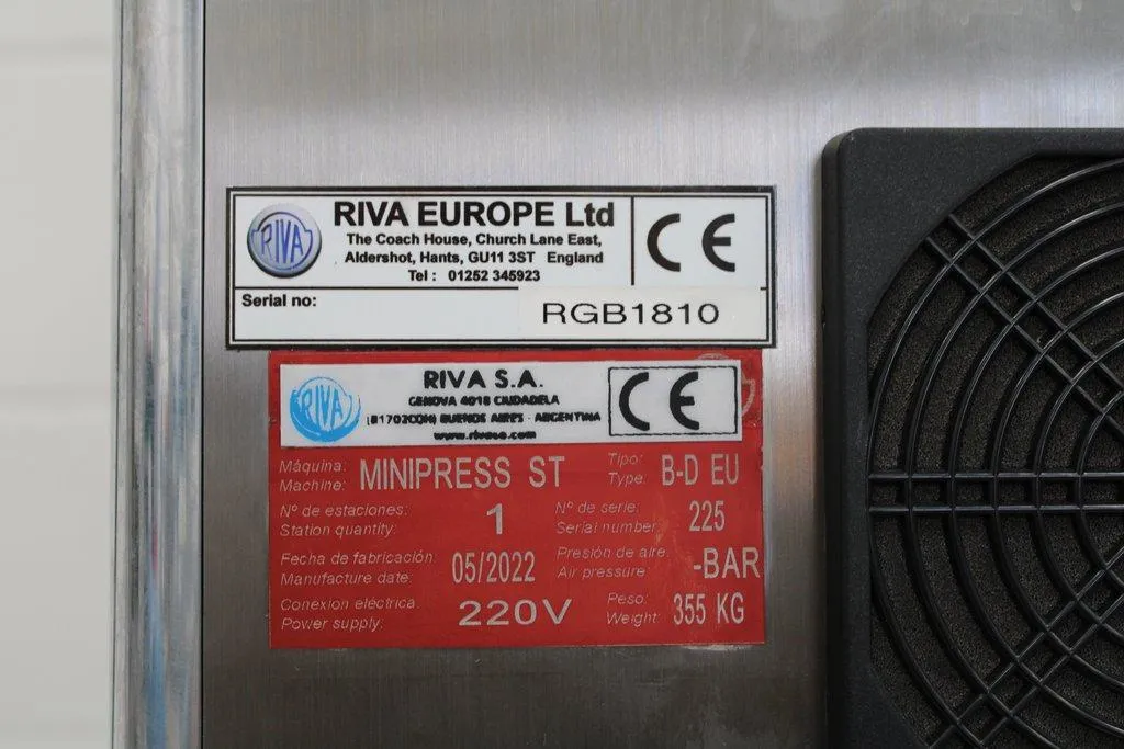 Riva Minipress BD EU Tablet Press