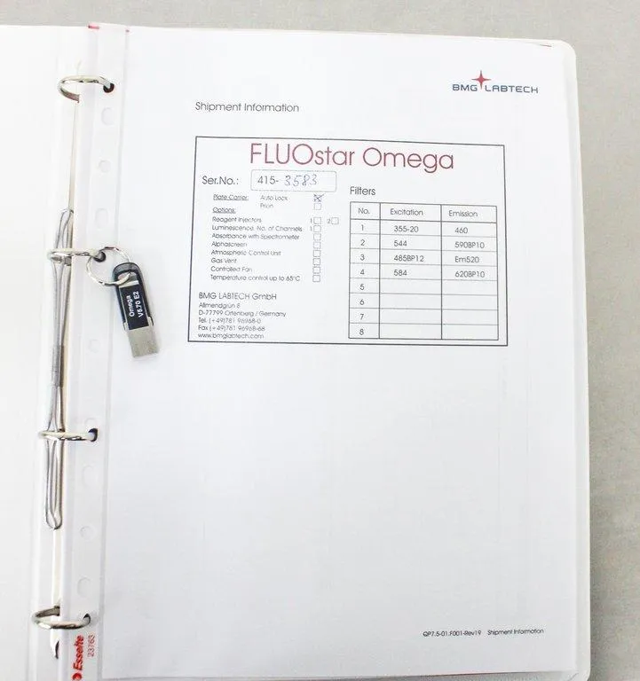 BMG Labtech FLUOstar Omega Filter-Based Multi-Mode Microplate Reader