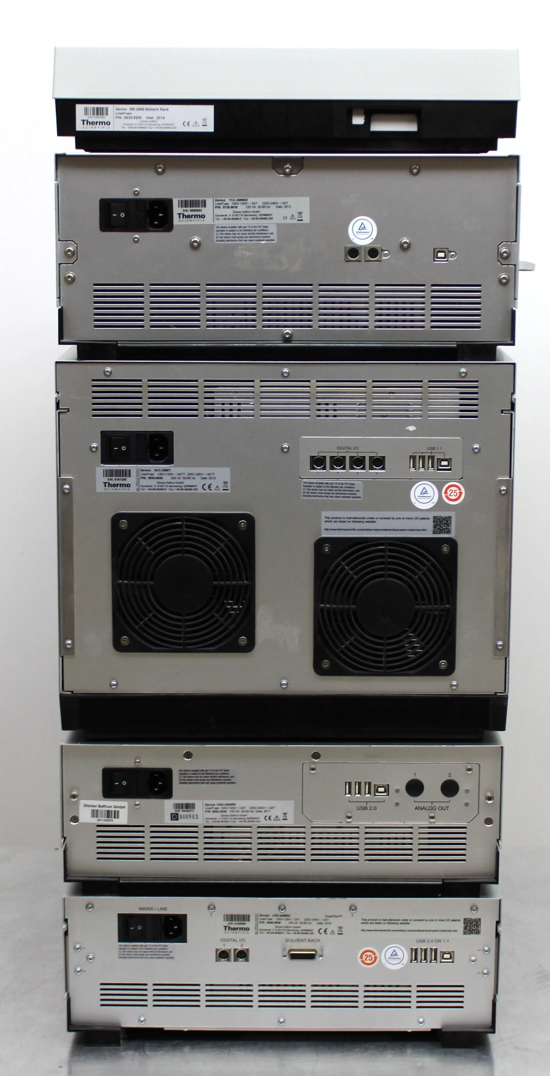 Thermo Scientific Dionex UltiMate 3000 HPLC System with DAD-3000RS Diode Array Detector and More Components