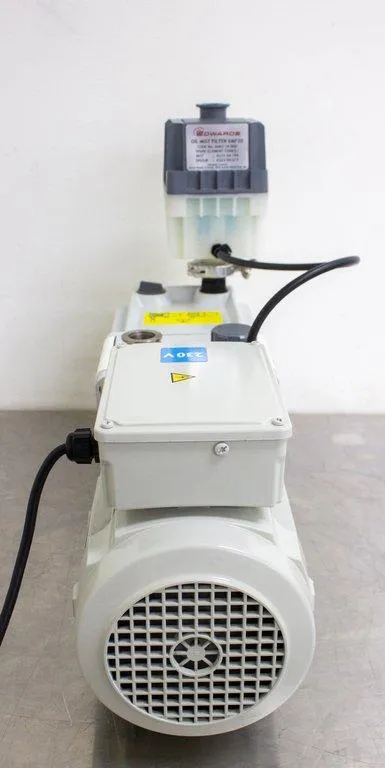 Edwards E2M28 Rotary Vane Vacuum Pump 220V 50Hz/60Hz 0.5hp