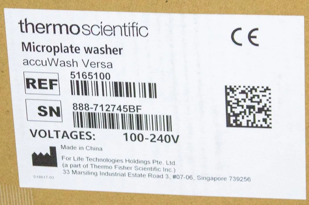 Thermo Scientific Microplate Washer accuWash Versa 5165100, New in Box - Laboratory Equipment