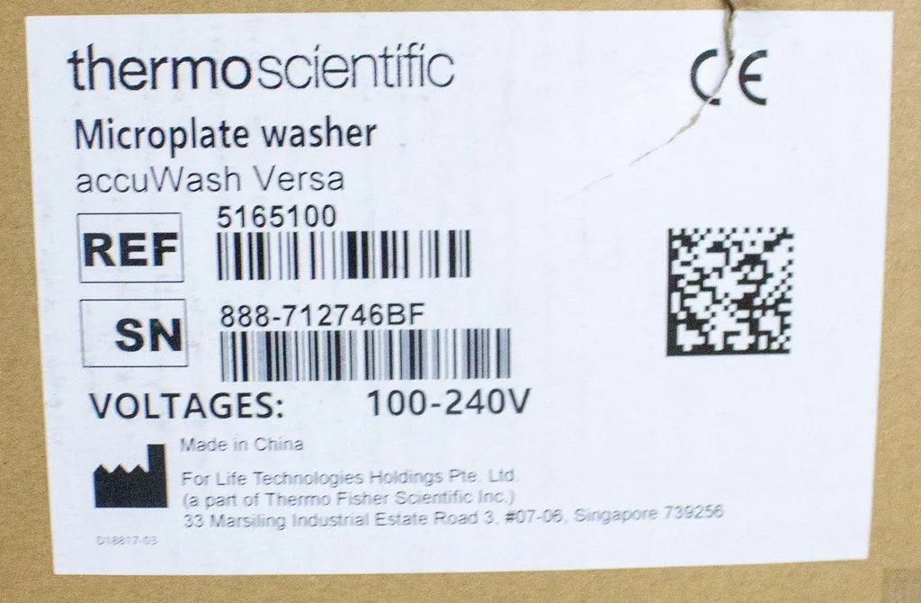 Thermo Scientific Microplate Washer accuWash Versa 5165100