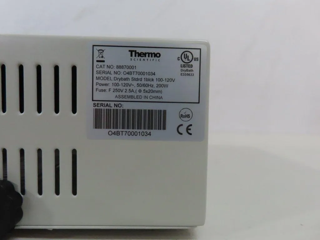 Thermo Scientific 88870001 Drybath Standard 1 Block