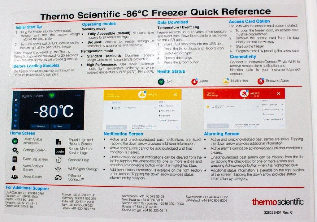 Thermo Scientific TSX Series Ultra-Low Temperature -86C Freezer TSX60086A