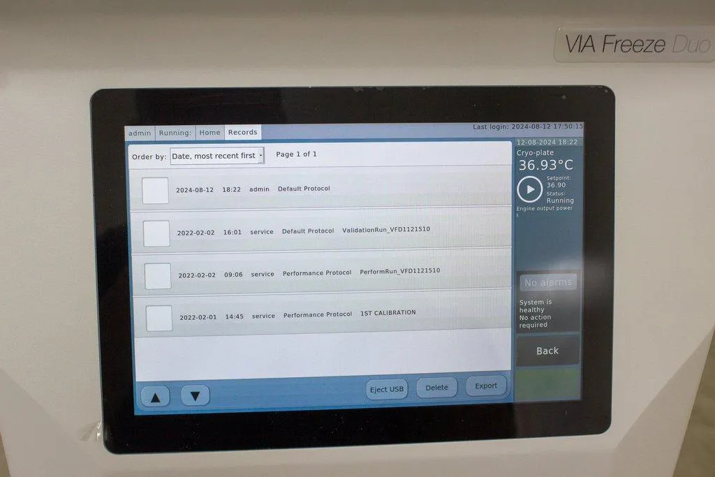 Asymptote VIA Freeze Duo GMP-Compliant Cryopreservation Freezer