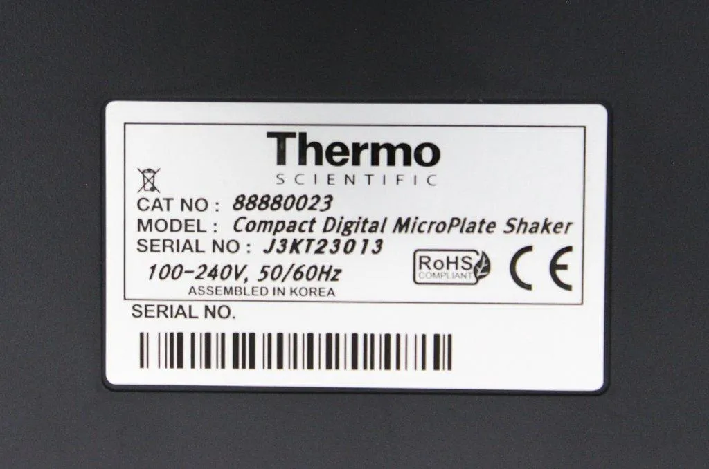 Thermo Scientific Compact Digital Microplate Shaker 88880023