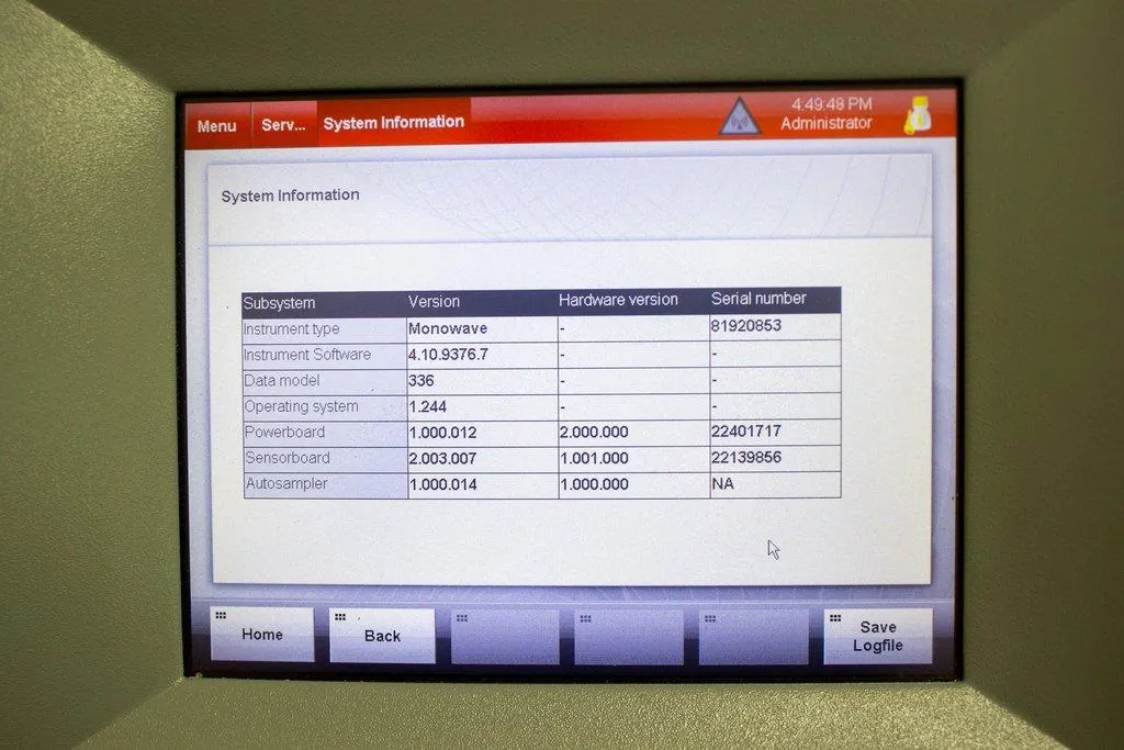 Anton Paar Monowave 400 with Mas 24 Autosampler - High-Performance Monomode Microwave Reactor