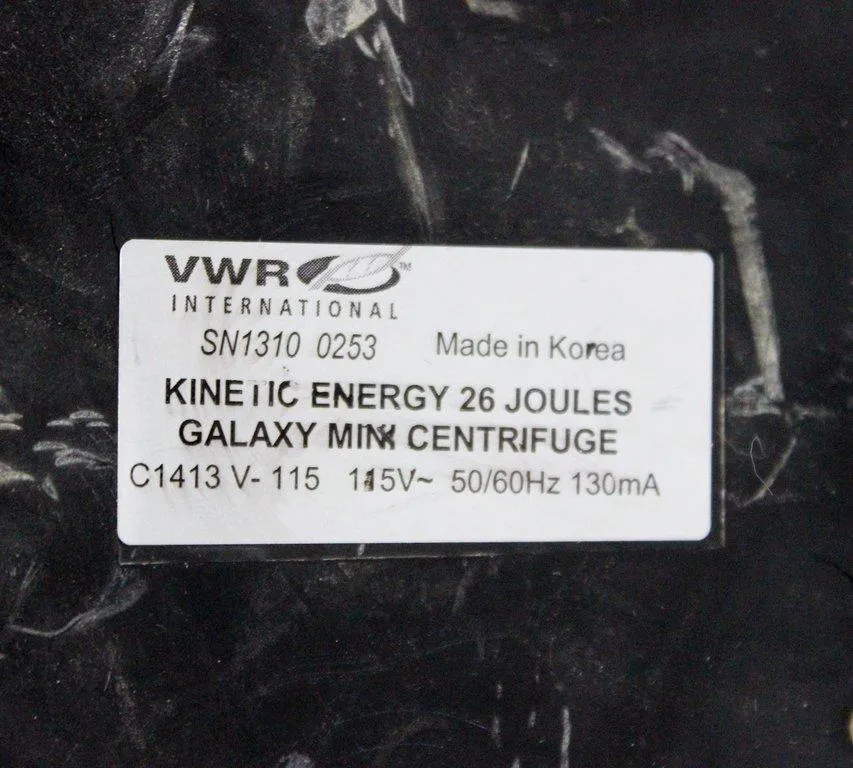 VWR Kinetic Energy 26 Joules C1413 Tensile Tester with 30-Day Warranty