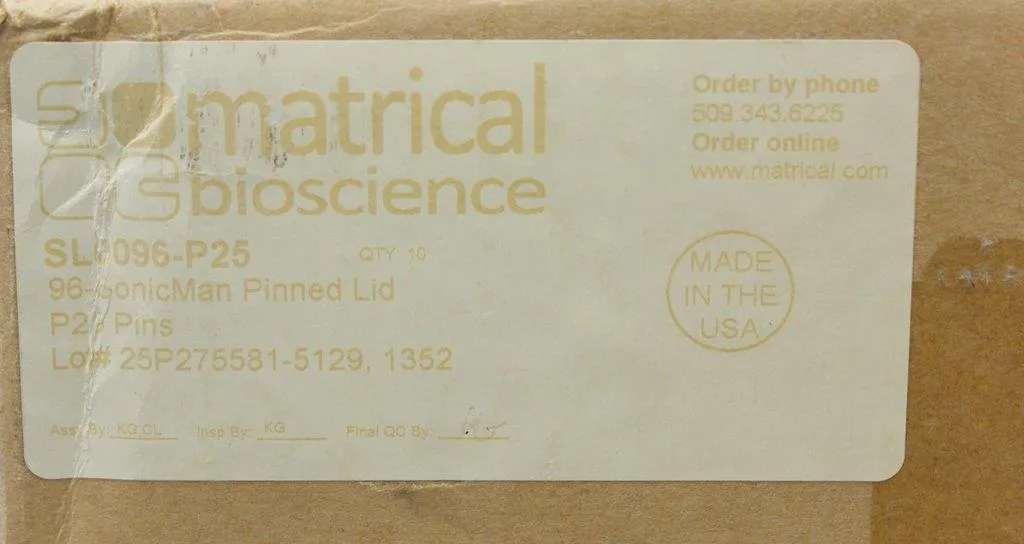 Matrical Bioscience SL0096-P25 - Box of 9 Sets