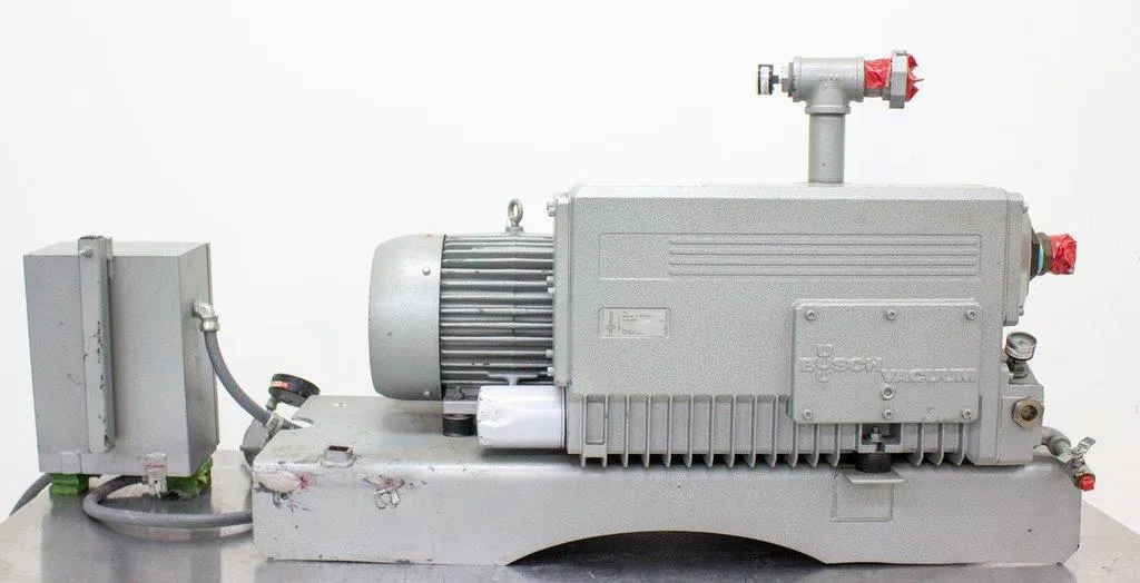 Busch RC-0250 Vane Vacuum Pump RC 0250-C406-1001 with Power Enclosure 0TMS-1-RC0250