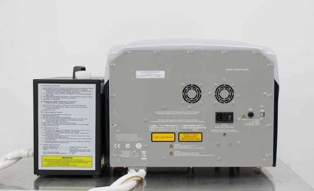 Malvern Instruments Zetasizer APS2000 Particle Size Analyzer with Laird Chiller