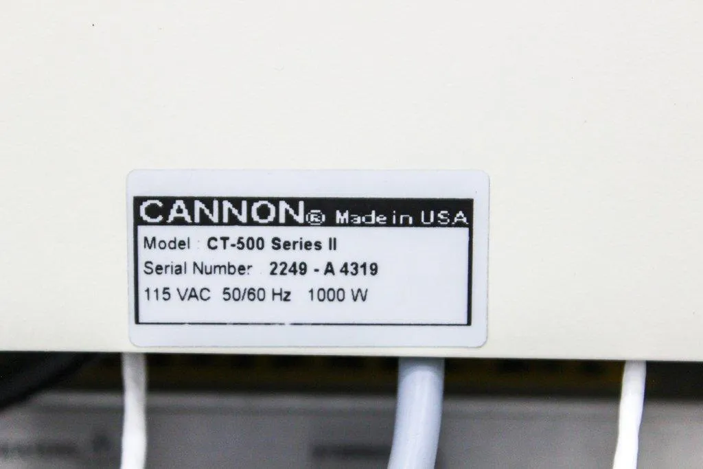 Cannon Instrument CT-500 Series II/ Constant Temperature Bath