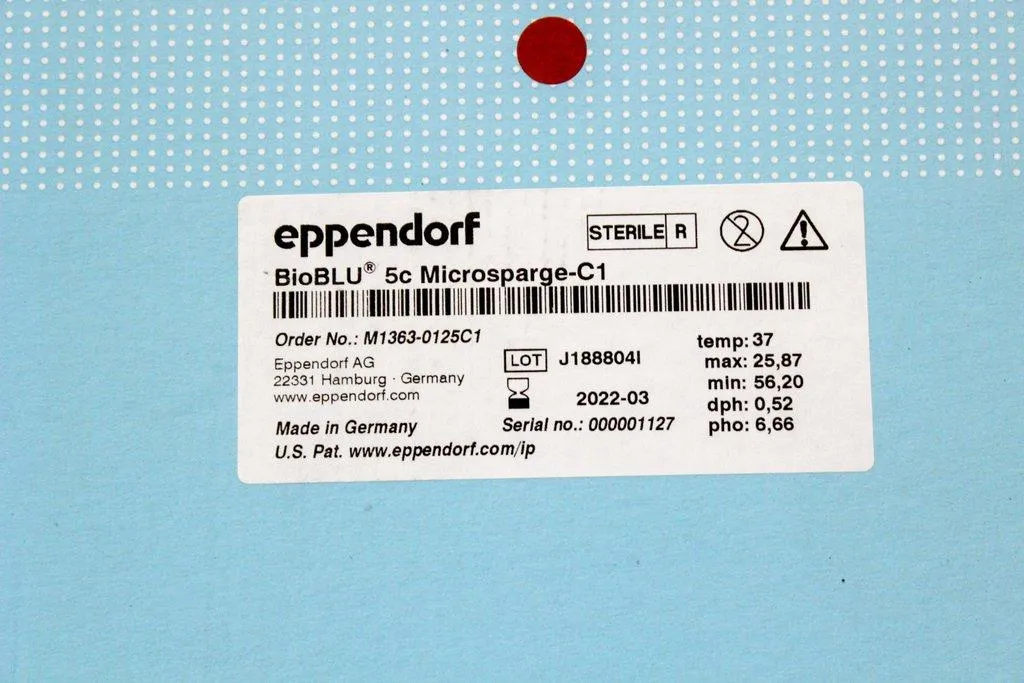 Eppendorf BioBLU Bioreactor 5c Microsparge-C1 M1363-0125C1