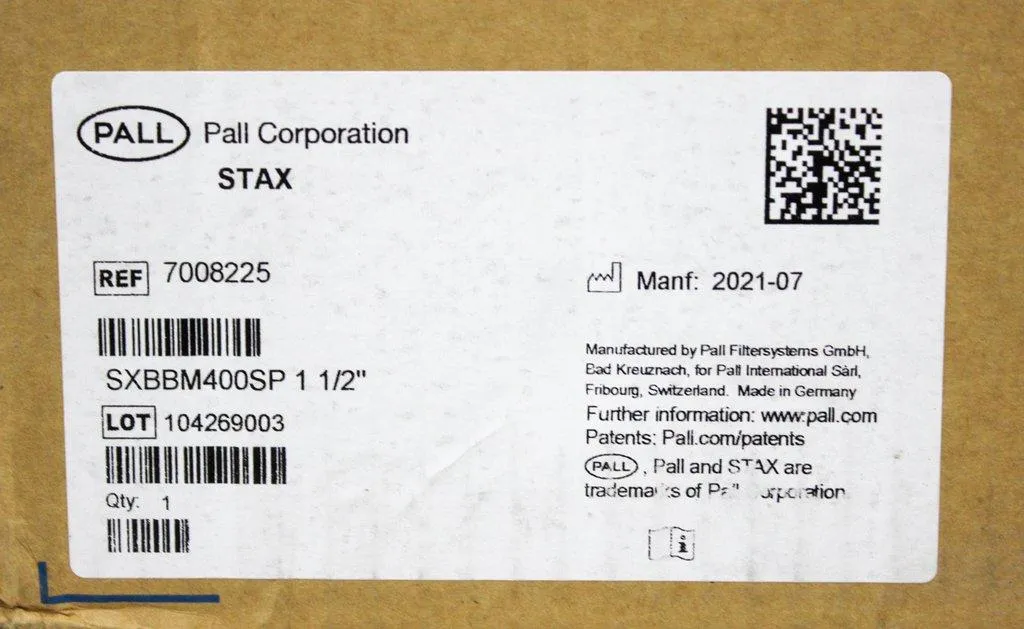 Pall STAX Disposable Depth Filter Systems