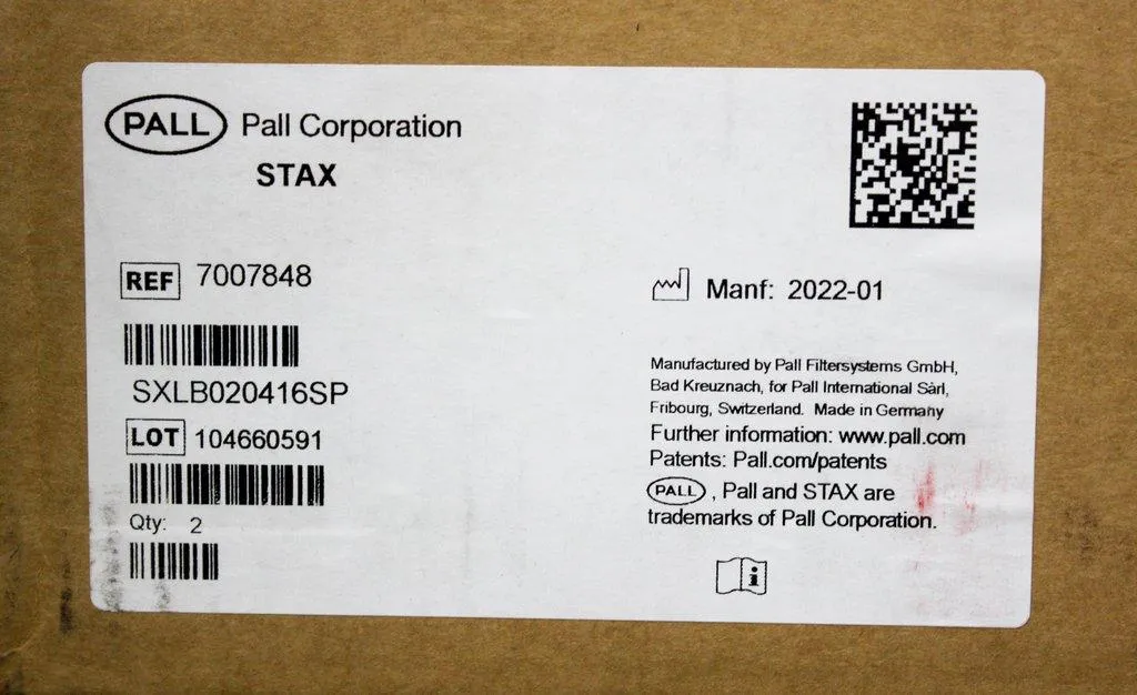 Pall STAX Disposable Depth Filter Systems