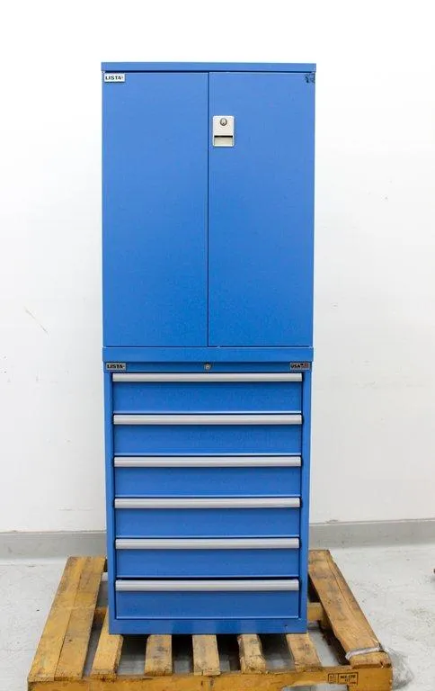 Lista Blue Steel Tool Drawer Cabinet