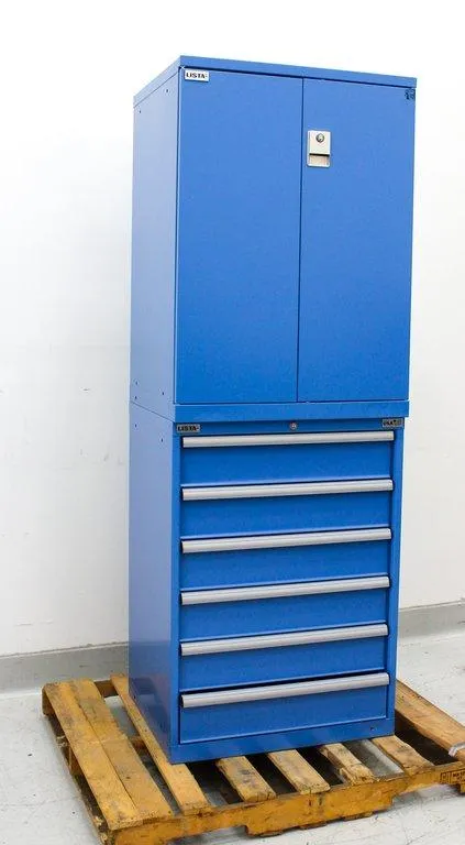 Lista Blue Steel Tool Drawer Cabinet