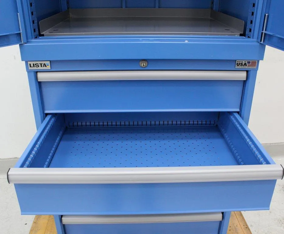 Lista Blue Steel Tool Drawer Cabinet