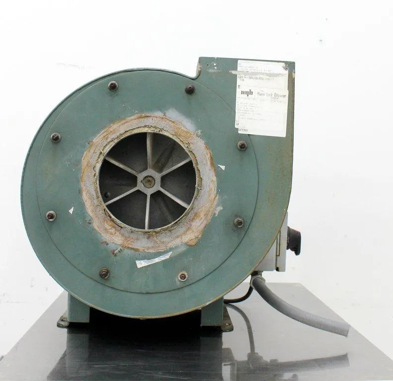 New York Blower Company Compact GI Fan, Exhaust Fan A-1838/Job 3759