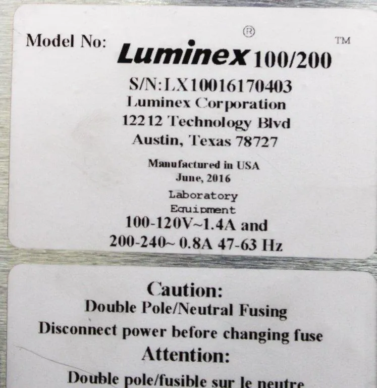 Luminex 100/200 Protein Analyzer - Used Laboratory Equipment