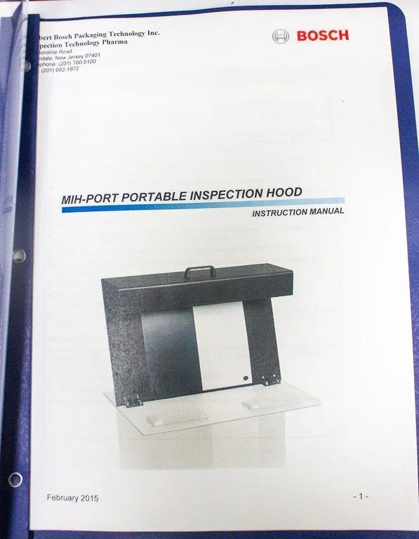 Bosch Portable Inspection Hood MIH-PORT 