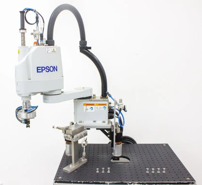 Epson G3-351S Scara Robot on Custom Cart - Used Lab Equipment