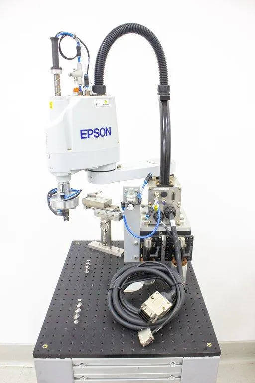 Epson G3-351S Scara Robot on Custom Cart - Used Lab Equipment