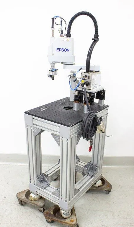 Epson G3-351S Scara Robot on Custom Cart - Used Lab Equipment