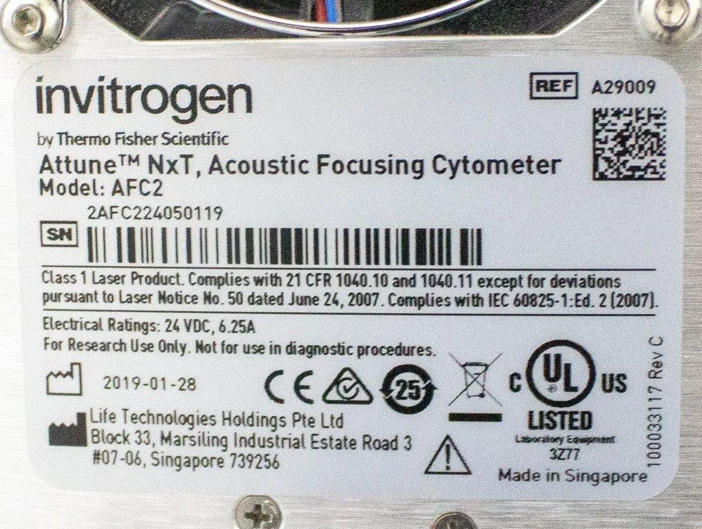 Thermo Scientific Invitrogen Attune NxT Flow Cytometer