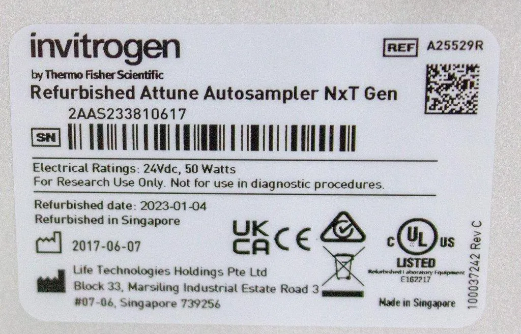 Thermo Scientific Invitrogen Attune NxT Flow Cytometer